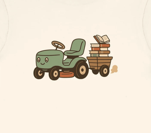 Lawn Mower Book Delivery - Toddler Short Sleeve - Brightsee